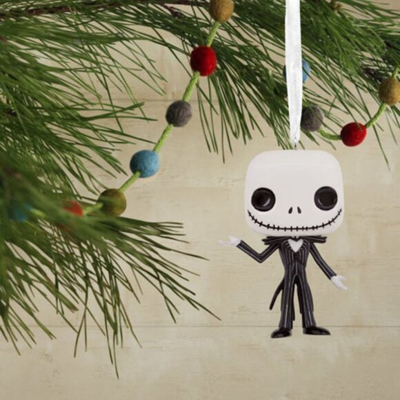 Nightmare Before Christmas Jack Skellington Hallmark Funko Pop Ornament 2022 NIB - Picture 4 of 6